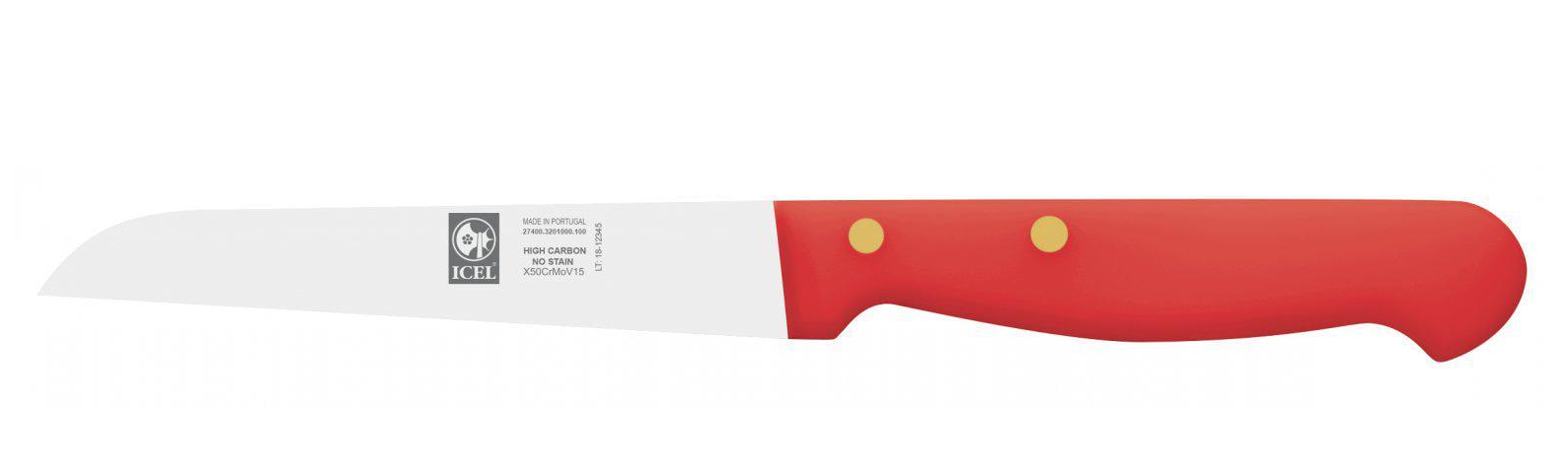 Ніж для овочів Icel Classica 100 мм Червоний (27400.3201000.100)