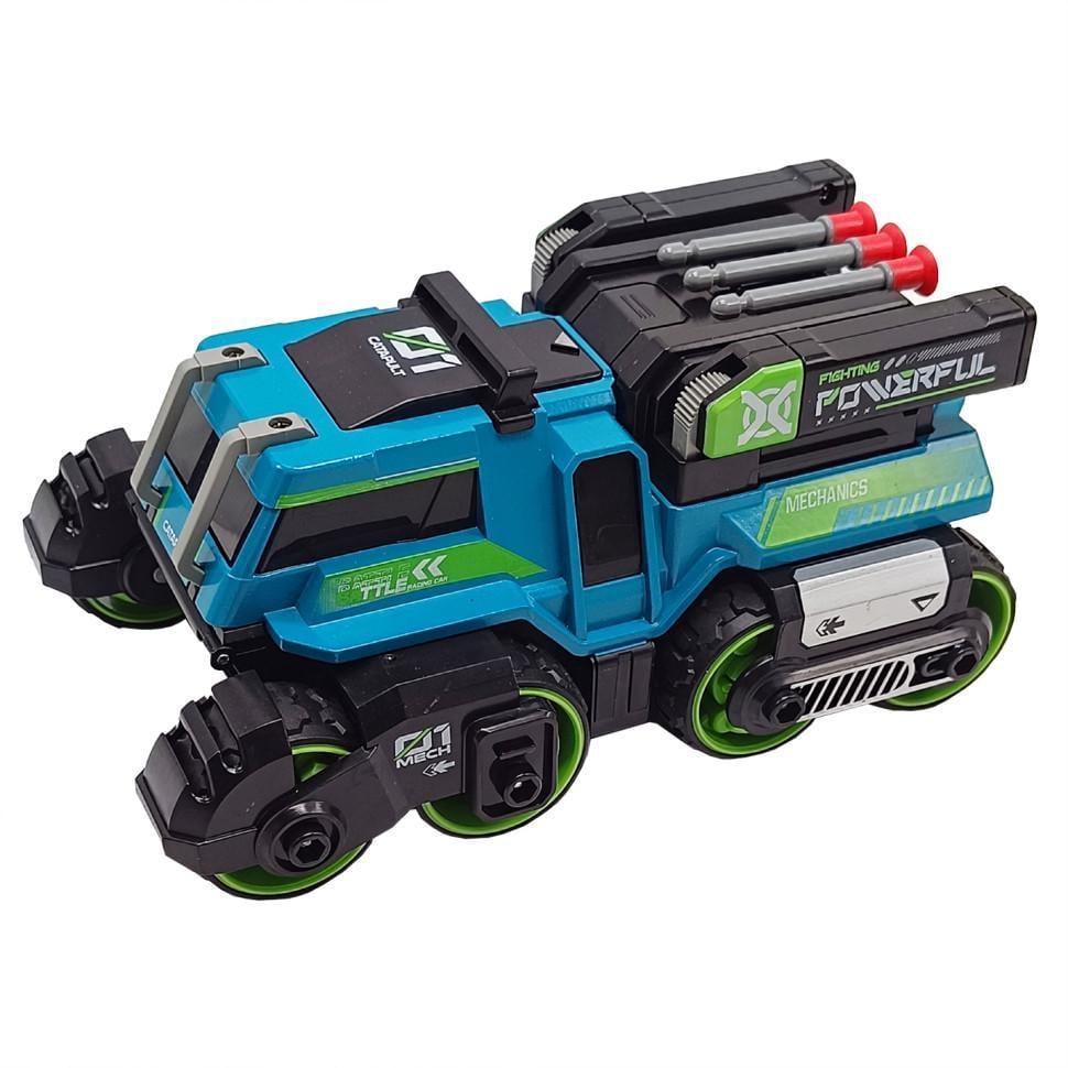 Машинка дитяча max catapilt car 3 в 1 my66 m1223( ) стріляє патронами на присосках (RLT48768)