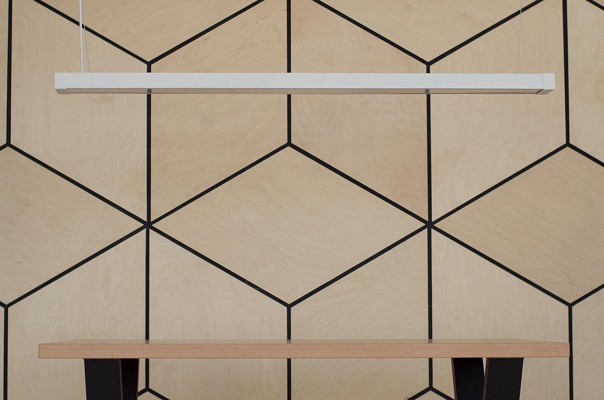 Линейный светильник SPL 1250 в прямоугольном корпусе на две трубчатые лампы Белый - фото 2