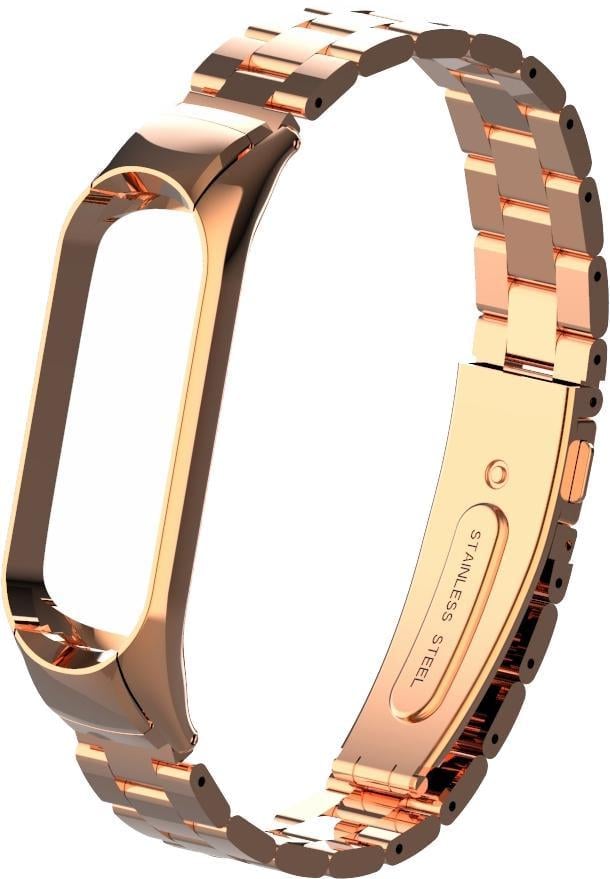 Ремінець металевий Shark для Mi Band 4/3 Rose Gold (11173-27)
