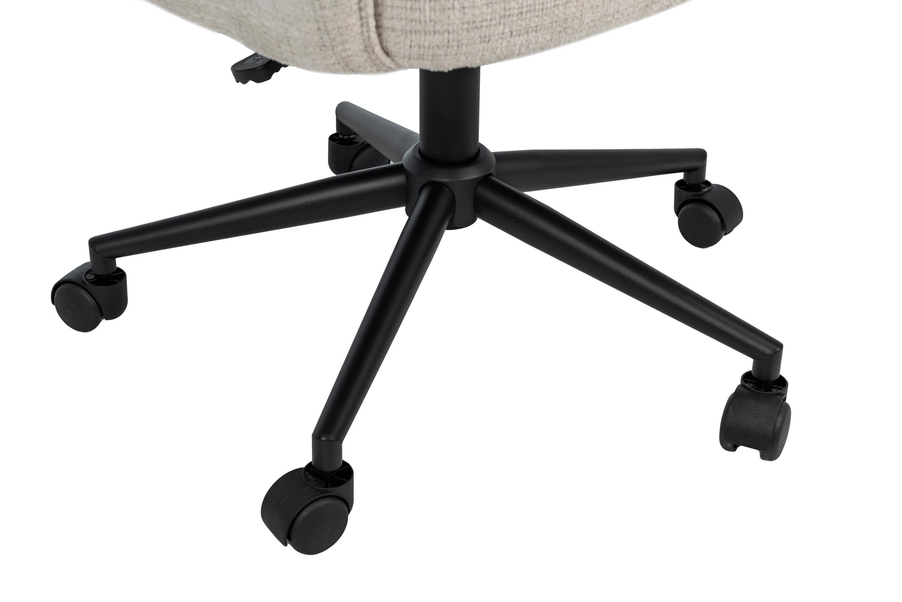 Кресло офисное O-10 Vetro Кремовый штиль/Черный (30585984) - фото 7