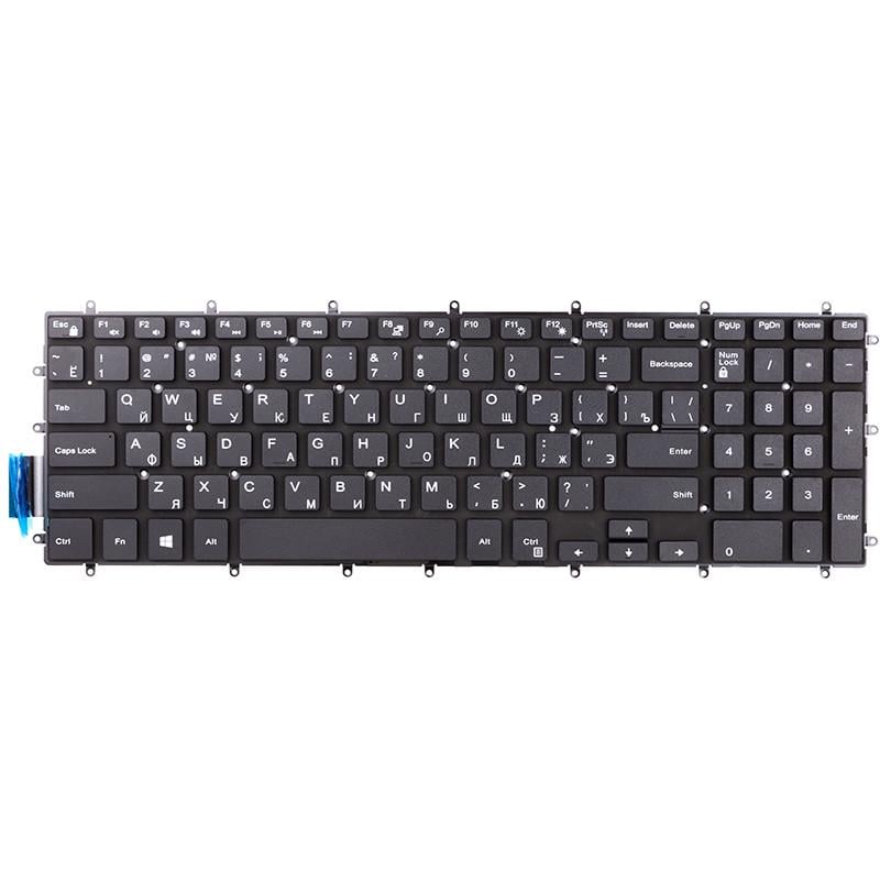 Клавіатура Power для ноутбука DELL Inspiron 15 7566 без фрейму Чорний