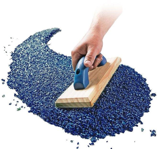 Резиновое покрытие-мягкий асфальт 1 м.кв. 10 мм Синий (2562228266)