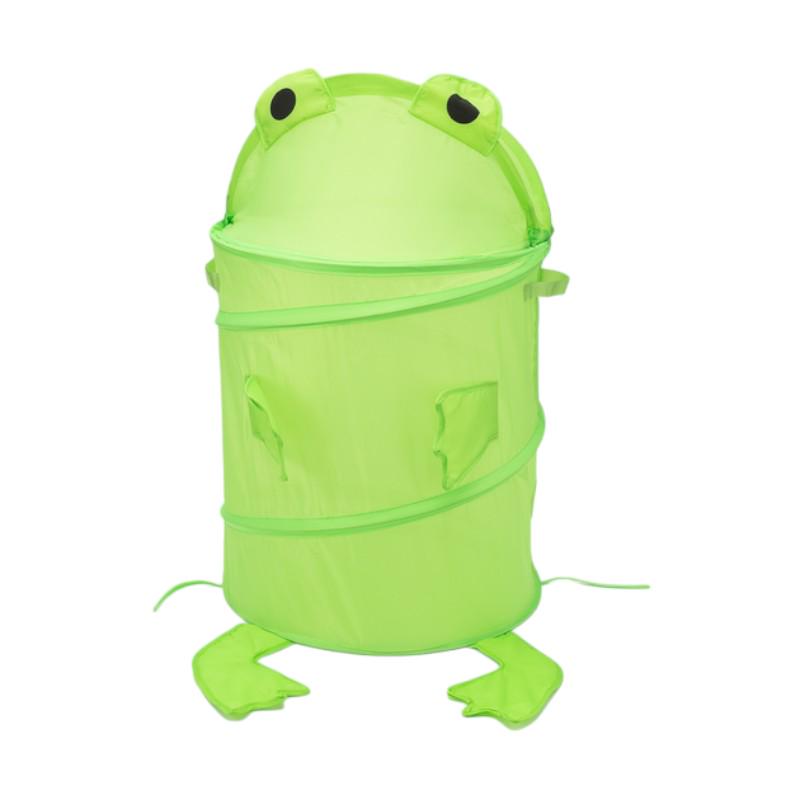 Корзина для іграшок Bambi жабка Зелений (M 1039) - фото 7 Корзина для іграшок Bambi жабка Зелений (M 1039) - фото 7