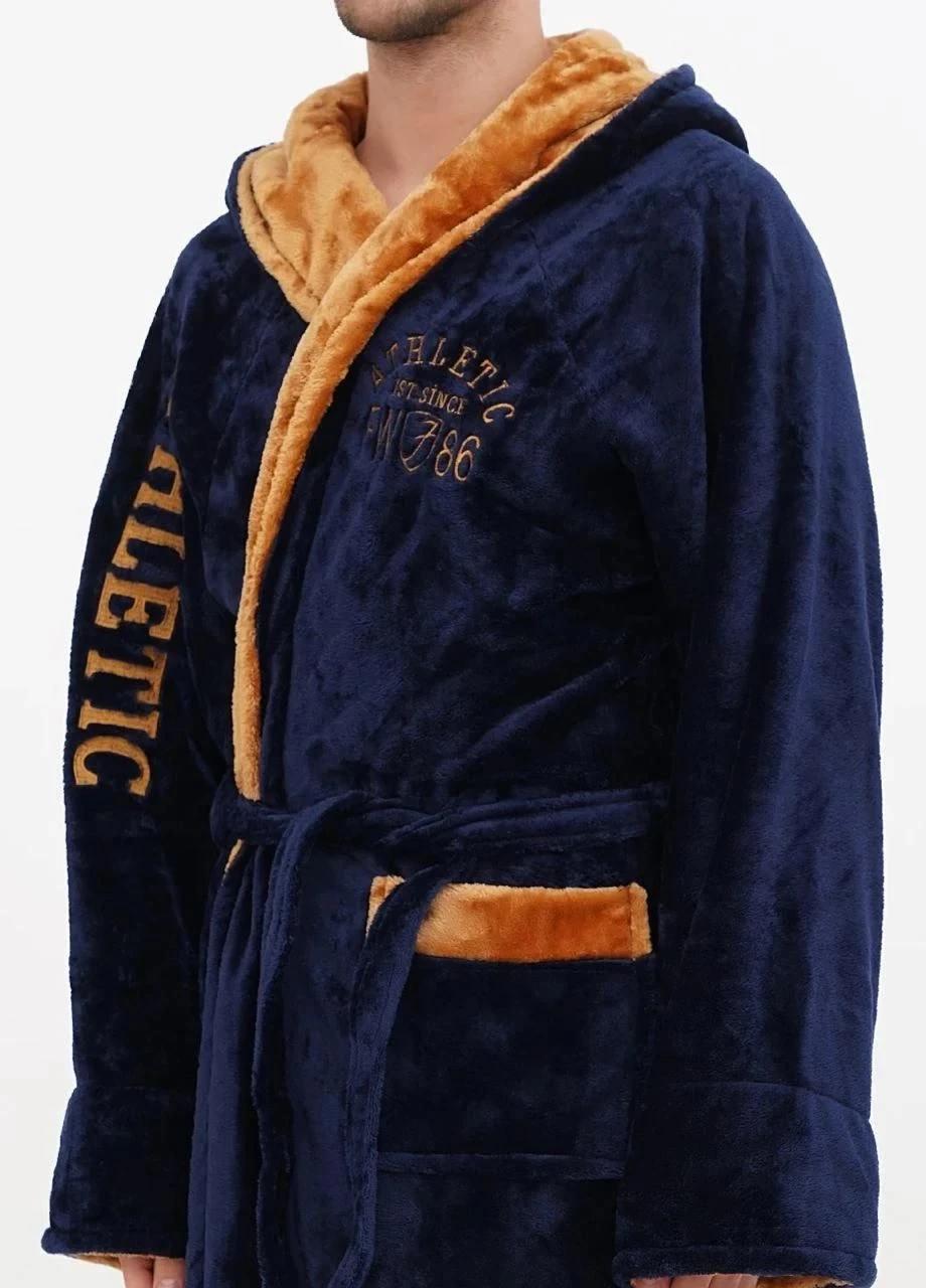 Халат Romeo Life махра 2XL Синий (9502-02-2XL) - фото 3