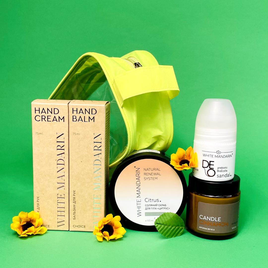 Подарунковий набір натуральної косметики Ніжне тіло для догляду за тілом та руками (9990046) Подарунковий набір натуральної косметики Ніжне тіло для догляду за тілом та руками (9990046)