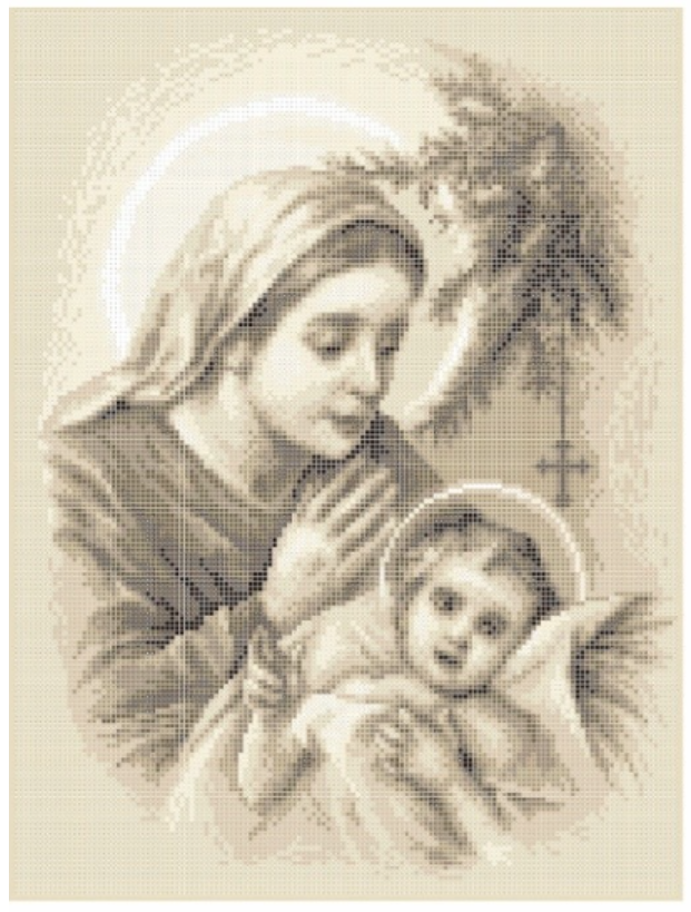 Бисерная схема Золотая Подкова Рождество Христовое (ЗПО-047) Бисерная схема Золотая Подкова Рождество Христовое (ЗПО-047)