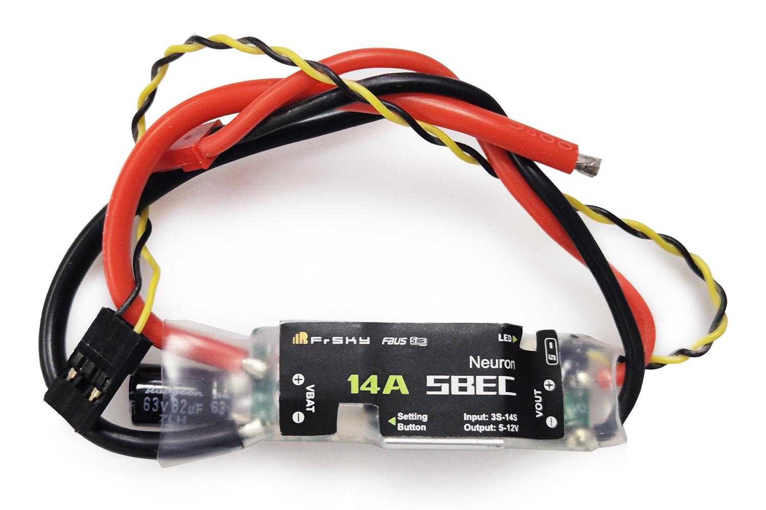 Регулятор живлення FrSky Neuron SBEC 14A 4-14S 5,0/7,4/8,4/12V (62947)