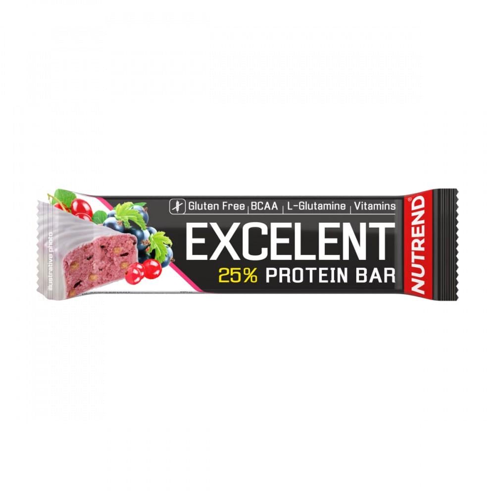 Батончик протеїновий NUTREND Excelent Protein bar чорна смородина/журавлина 85 г