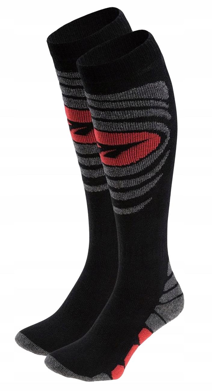 Носки горнолыжные Hi-Tec Galache р. 39-42 Black/Grey/Red (HT-GLH-BLKGR-42) - фото 3 Носки горнолыжные Hi-Tec Galache р. 39-42 Black/Grey/Red (HT-GLH-BLKGR-42) - фото 3