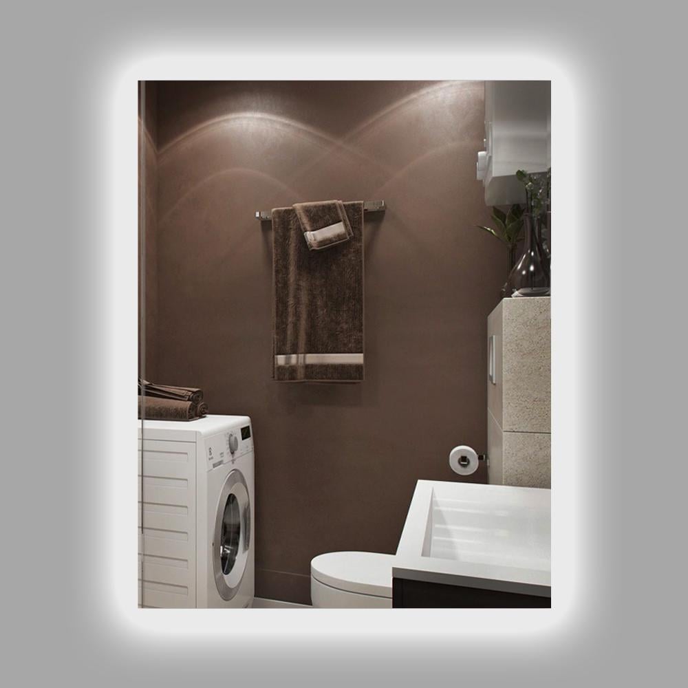 Зеркало с контурной LED подсветкой K-001 600х800 мм - фото 1