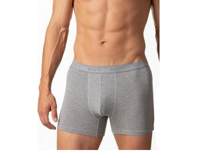 Трусы шорти мужские KEY MXH 019 ME XXL 1 шт. Серый (5904765643401)