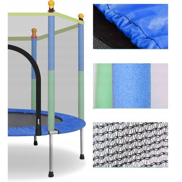 Батут-манеж детский Atleto с сеткой 140 см Синий (KRB01) - фото 9 Батут-манеж детский Atleto с сеткой 140 см Синий (KRB01) - фото 9