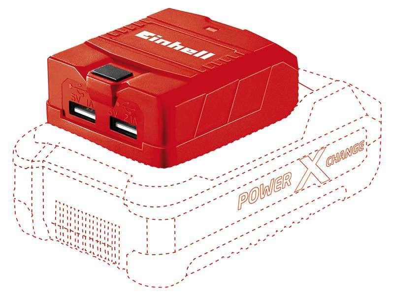 Зарядный адаптер для аккумуляторов и мобильных устройств Einhell TE-CP 18 Li USB PXC 18V (624660) - фото 2