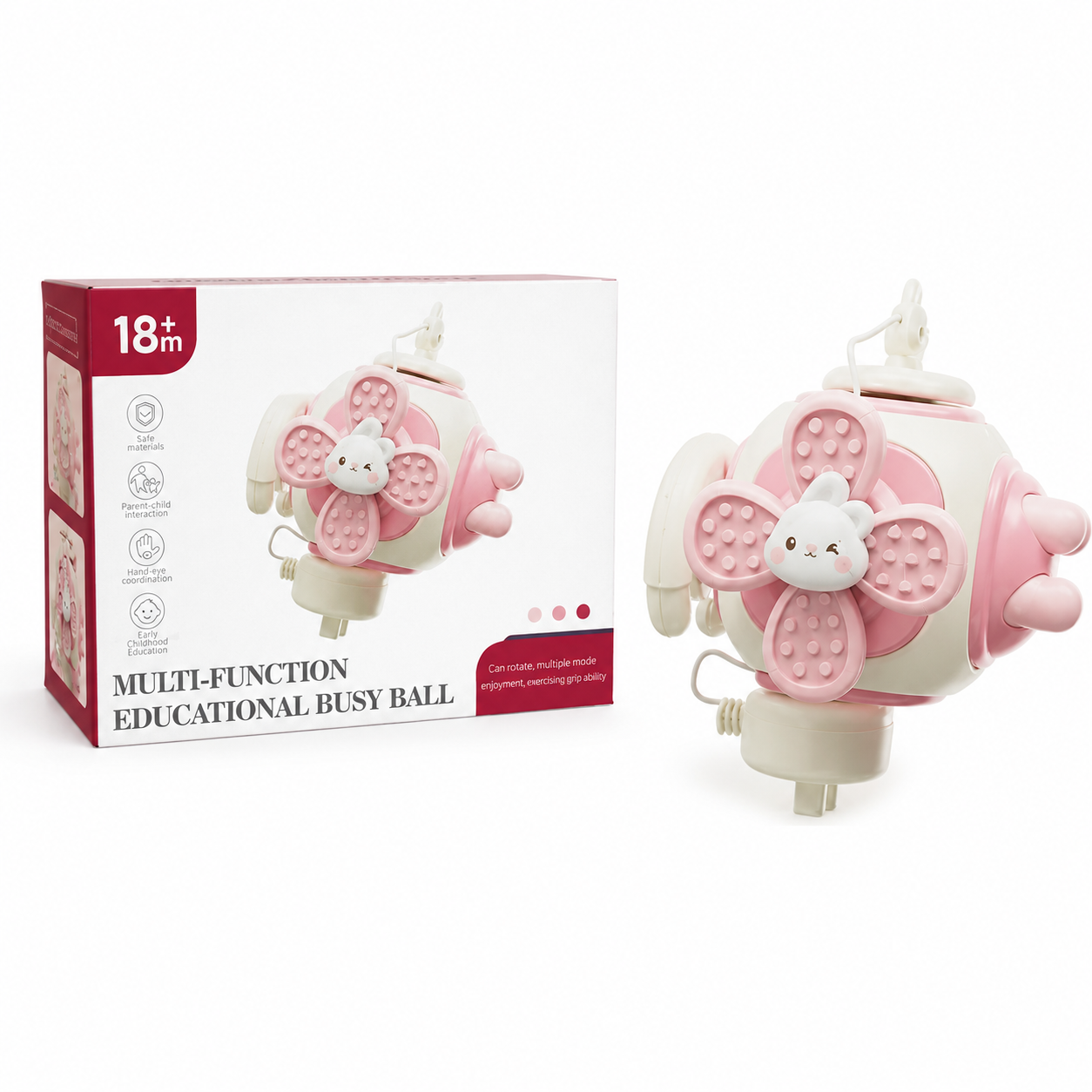 Інтерактивна іграшка Multi-Function Educational Busy Ball Бізікуб для раннього розвитку дитини (FXB-61)