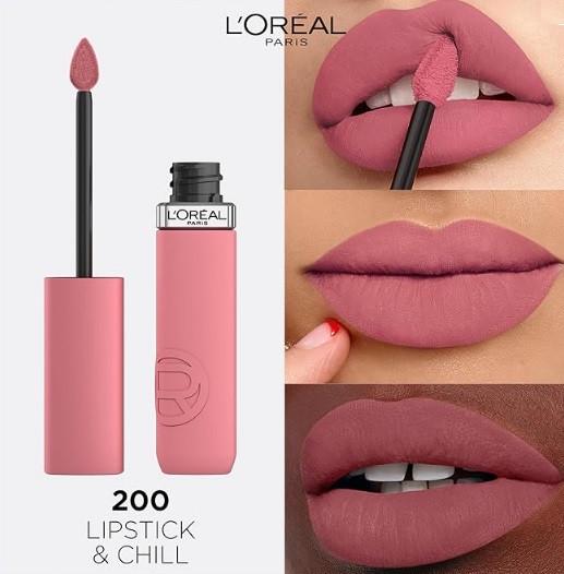 Помада губная жидкая L'Orеal Paris Infaillible Matte Resistance 200 Lipstick and Chill матовая 5 мл (2519309720) - фото 4 Помада губная жидкая L'Orеal Paris Infaillible Matte Resistance 200 Lipstick and Chill матовая 5 мл (2519309720) - фото 4