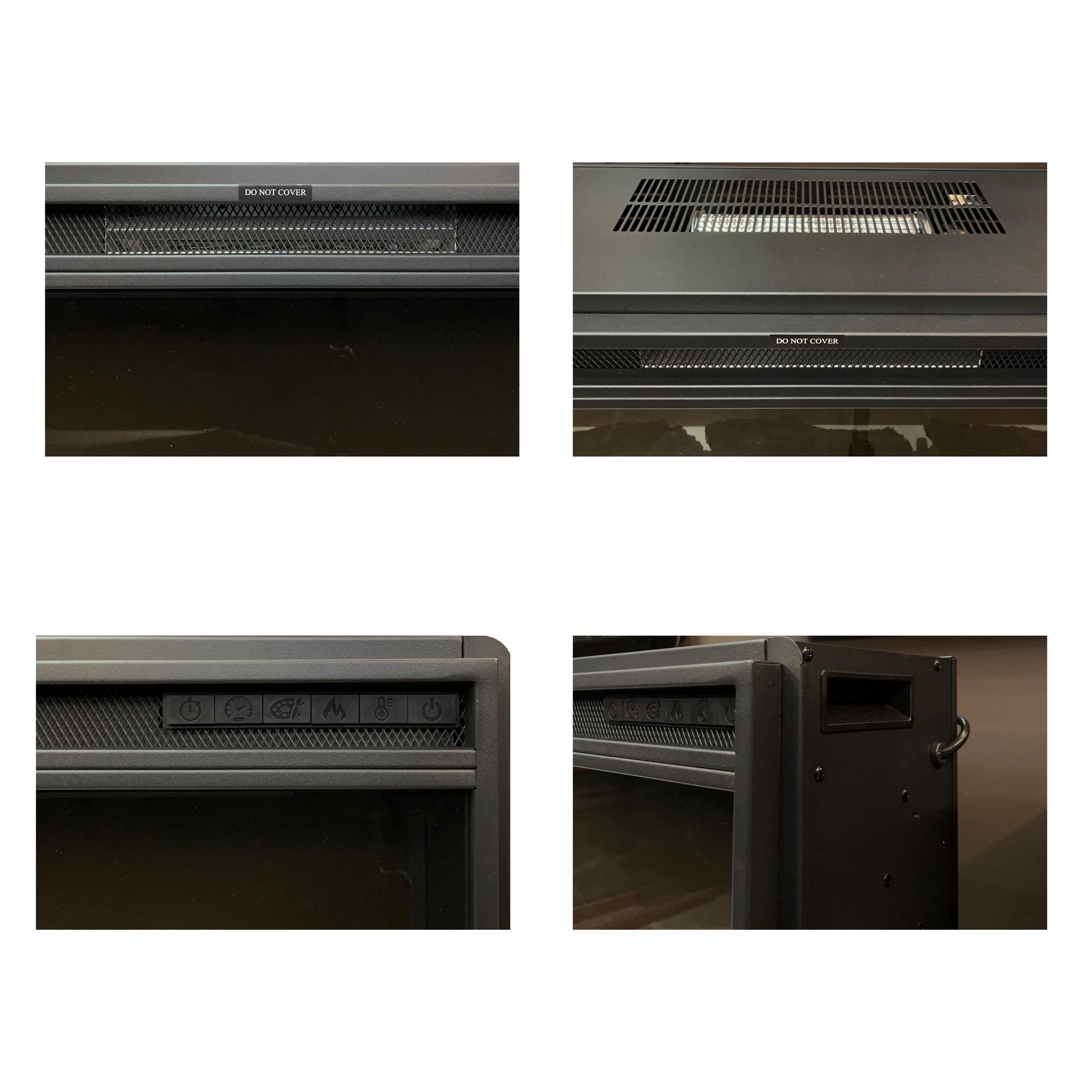 Електрокамін з обігрівом Royal Vision 42 LOG Color N зі звуком та дровами 1093x426x225 мм - фото 6