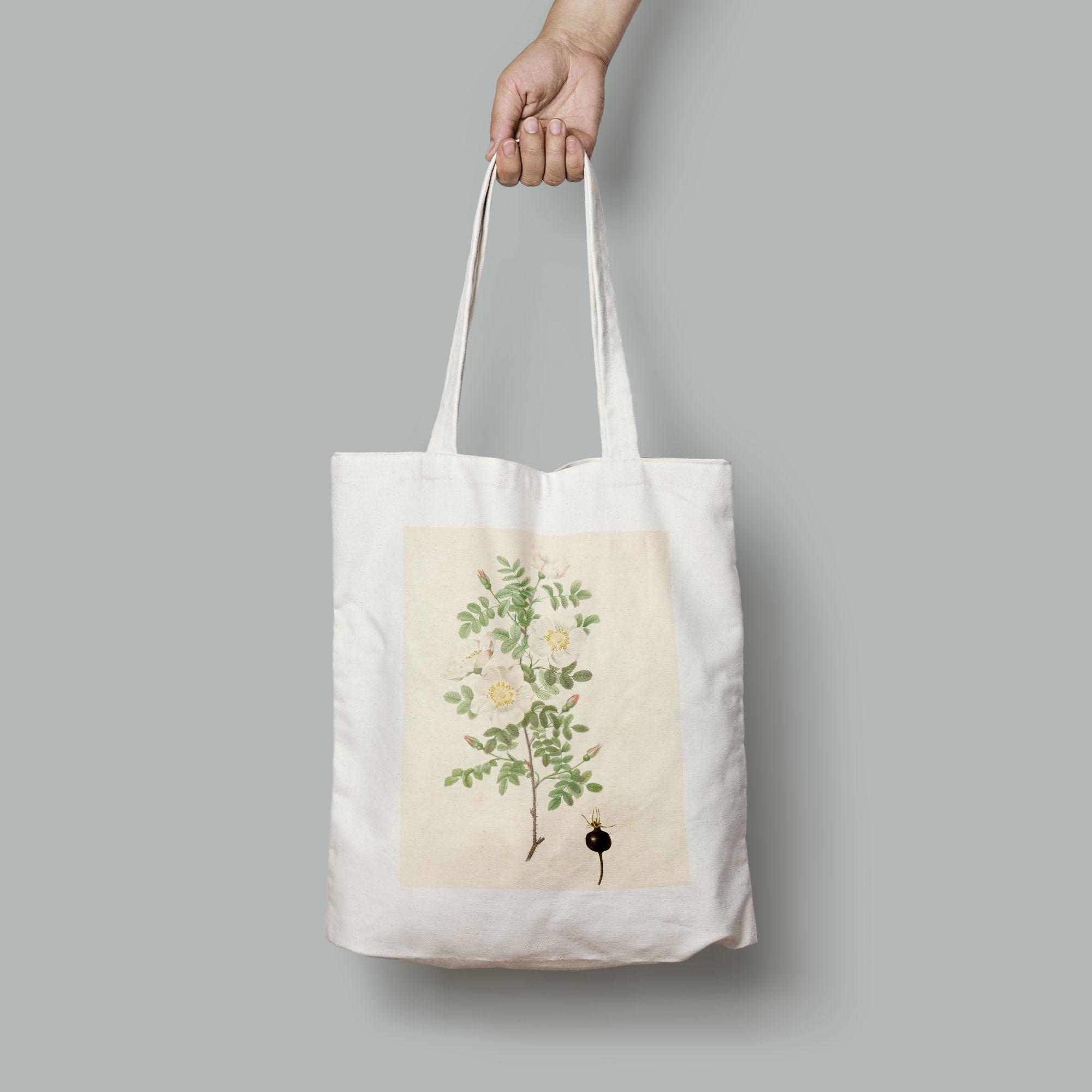 Эко-сумка Винтажный цветочный принт Прерийная роза шопер (Flowers1921003_Bag) Эко-сумка Винтажный цветочный принт Прерийная роза шопер (Flowers1921003_Bag)