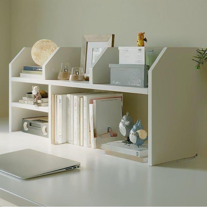 Полиця-надбудова настільна з дерева Лаурен зефір (АКД-012120)