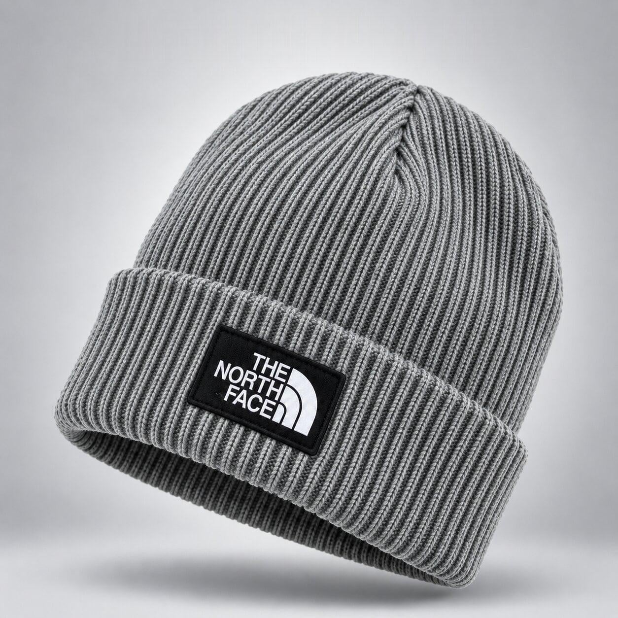 Шапка зимова чоловіча THE NORTH FACE One Size Сірий (3226023994)