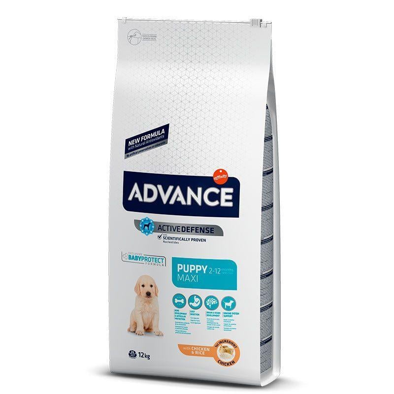 Корм сухой для щенков крупных пород Advance Dog Maxi Puppy Chicken с курицей 12 кг (924279/8410650221502) - фото 1