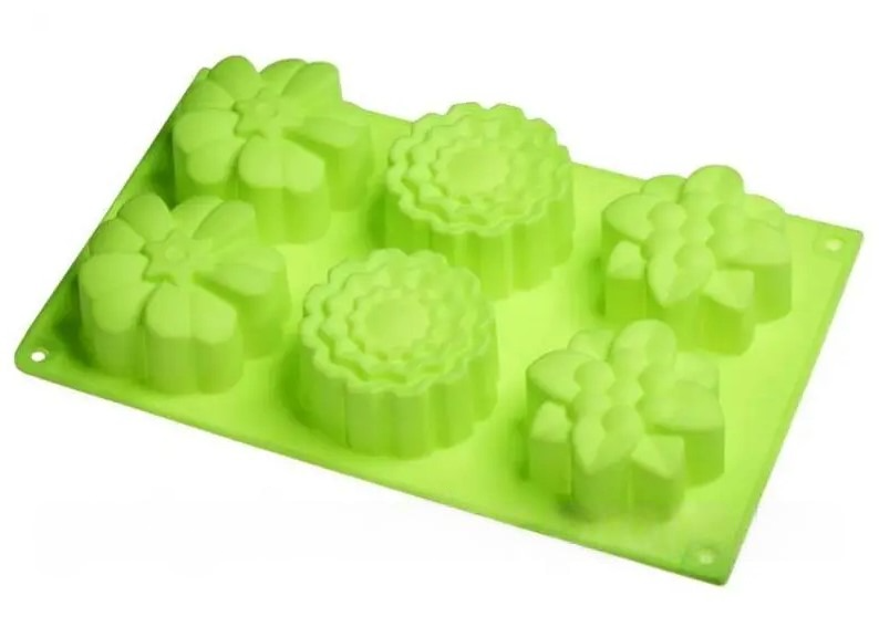 Форма для выпечки силиконовая Садовые цветы 27,5х17х3,8 см (AN013123) - фото 1