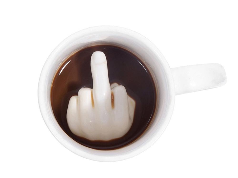 Чашка з пальцем Fuck Mug 3D Чашка з пальцем Fuck Mug 3D