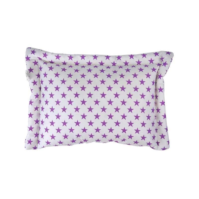 Подушка дитяча Руно Зірочка сатин 40x60 см Бузковий (17881)