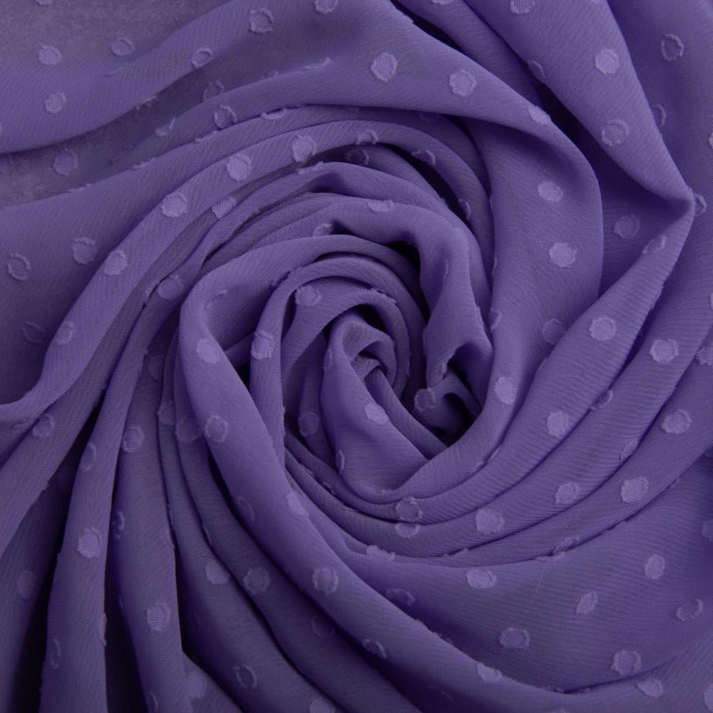 Ткань плательная шифон жаккард бузок