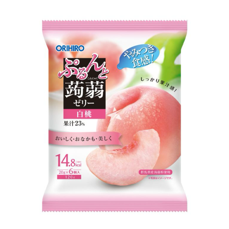 Конняку-желе ORIHIRO Purunto Konjac Jelly низькокалорійне персик 120 г