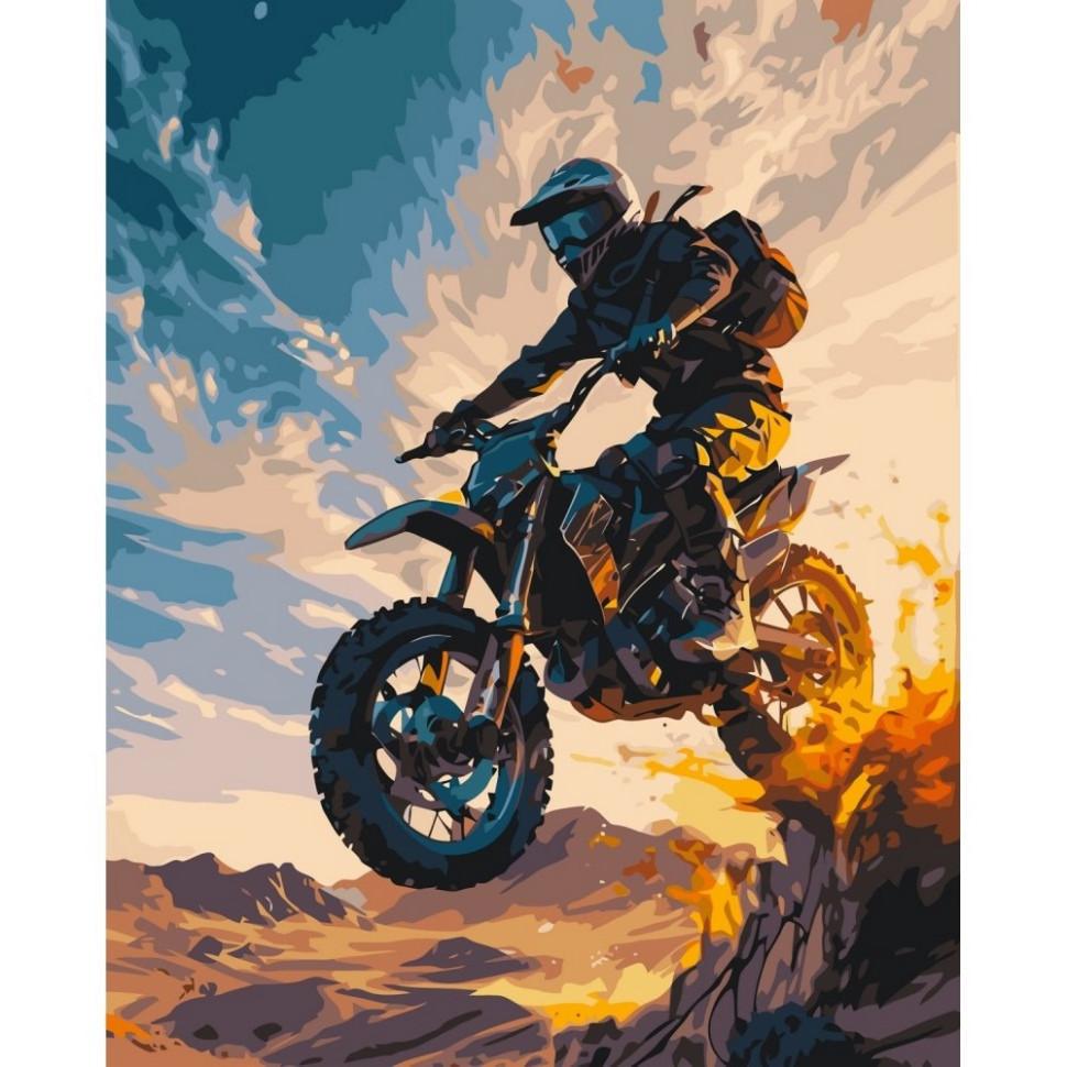 Картина по номерам ART CRAFT Мотоэкстрим 40x50 см (12511-AC)