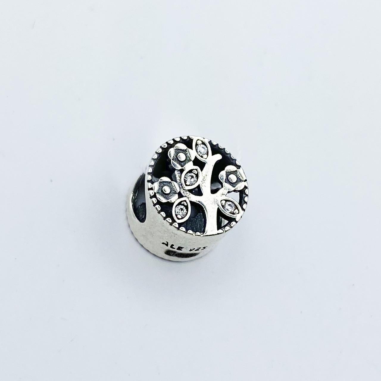 Шарм серебряный Дерево с кубическим цирконием 1,83 г (14010372)