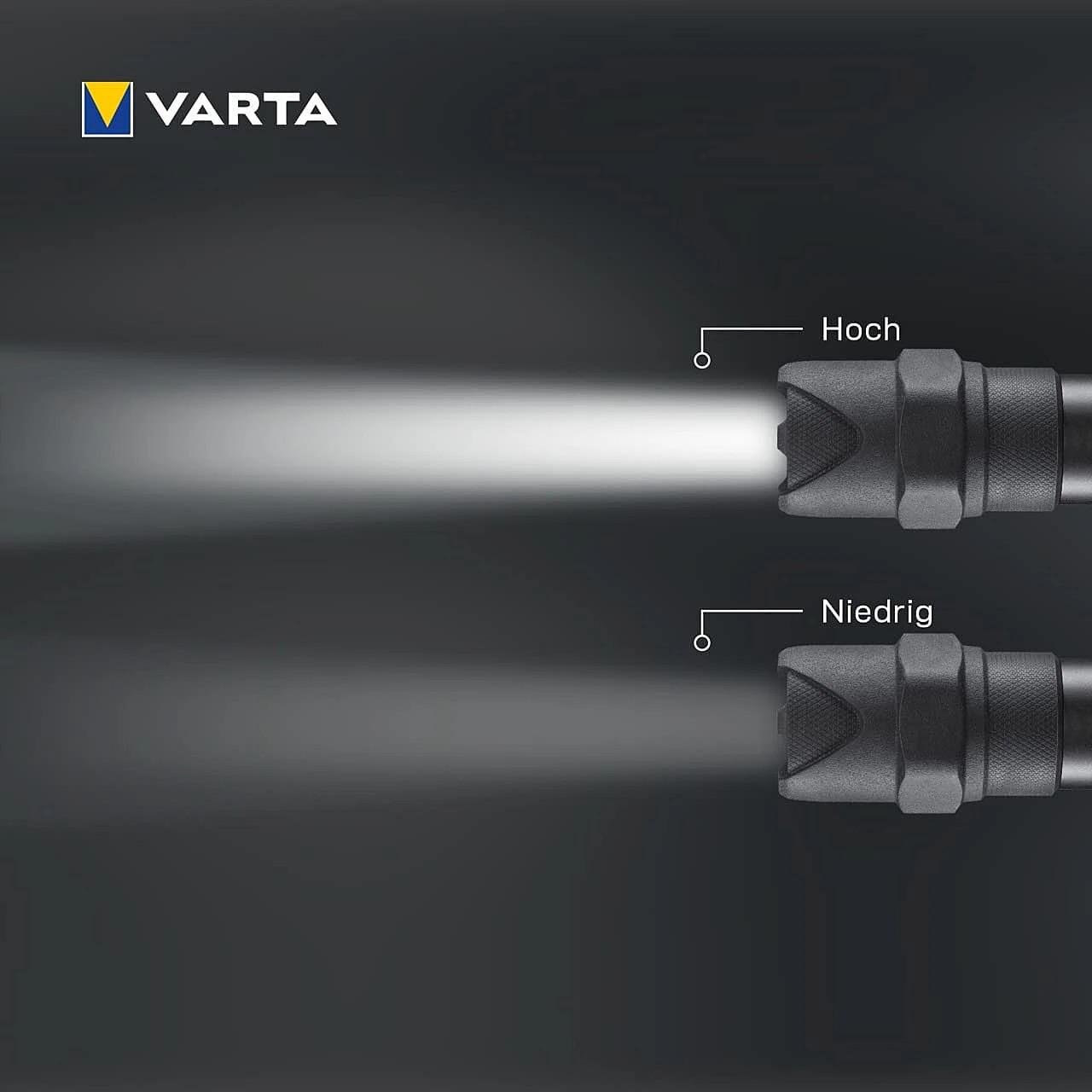 Фонарь ручной Varta Indestructible F20 PRO 18711 Cree XP-C 6W 350Lm 2xAA IP67 (4838) - фото 7