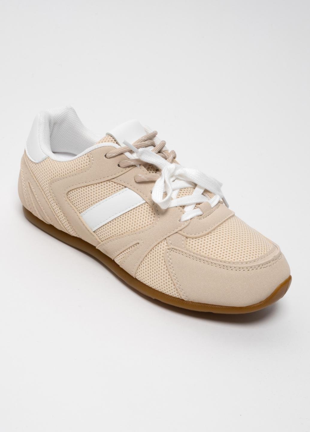 Кроссовки женские Fashion PL03-2 р. 37 Бежевый (345294_37)