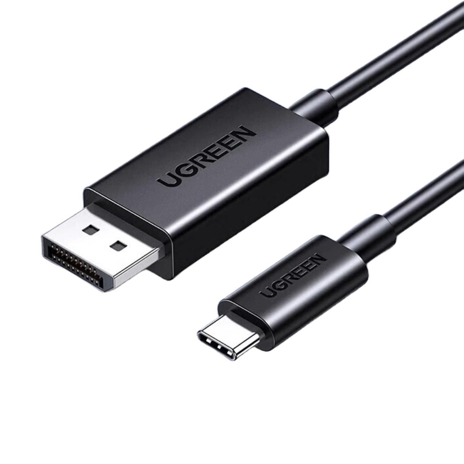 Кабель UGREEN Type-C на DisplayPort DP1.4 8K 60Hz 240Hz HDR G-Sync FreeSync тройное экранирование 2 м Черный (45632) - фото 1 Кабель UGREEN Type-C на DisplayPort DP1.4 8K 60Hz 240Hz HDR G-Sync FreeSync тройное экранирование 2 м Черный (45632) - фото 1