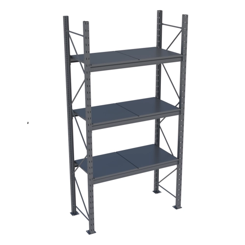 Стеллаж Modern-Expo Mini Rack с металлическими полками основная секция 3 уровня 2584х1545х615 мм (3-3-20) - фото 1