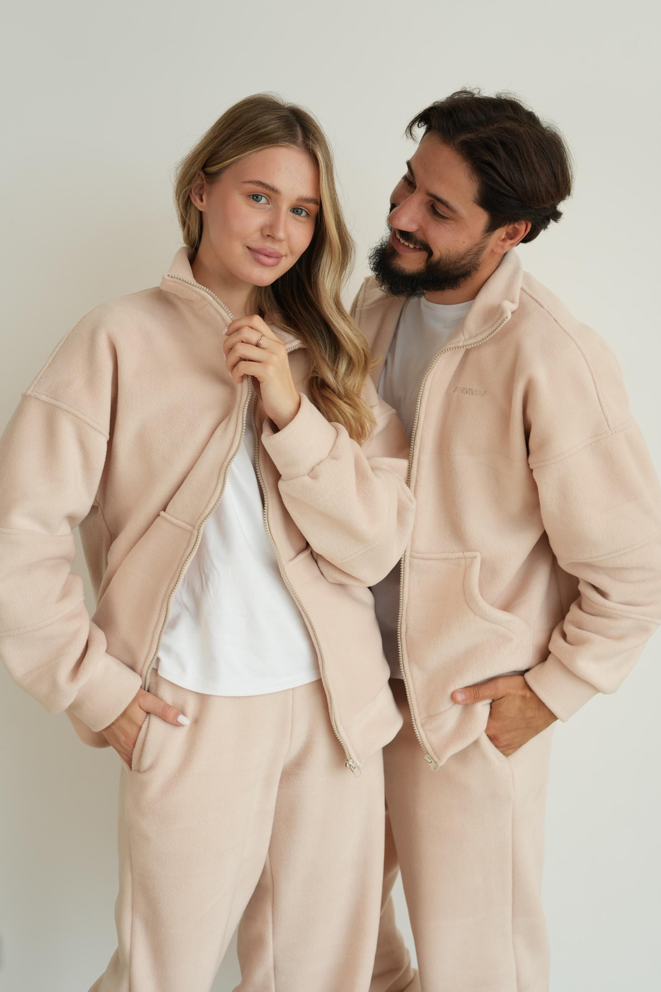 Костюм мужской флисовый CASUAL 3XL Бежевый (10302XXXLm) - фото 11