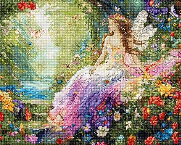 Набір для вишивання хрестиком L9932 Enchanted Spring
