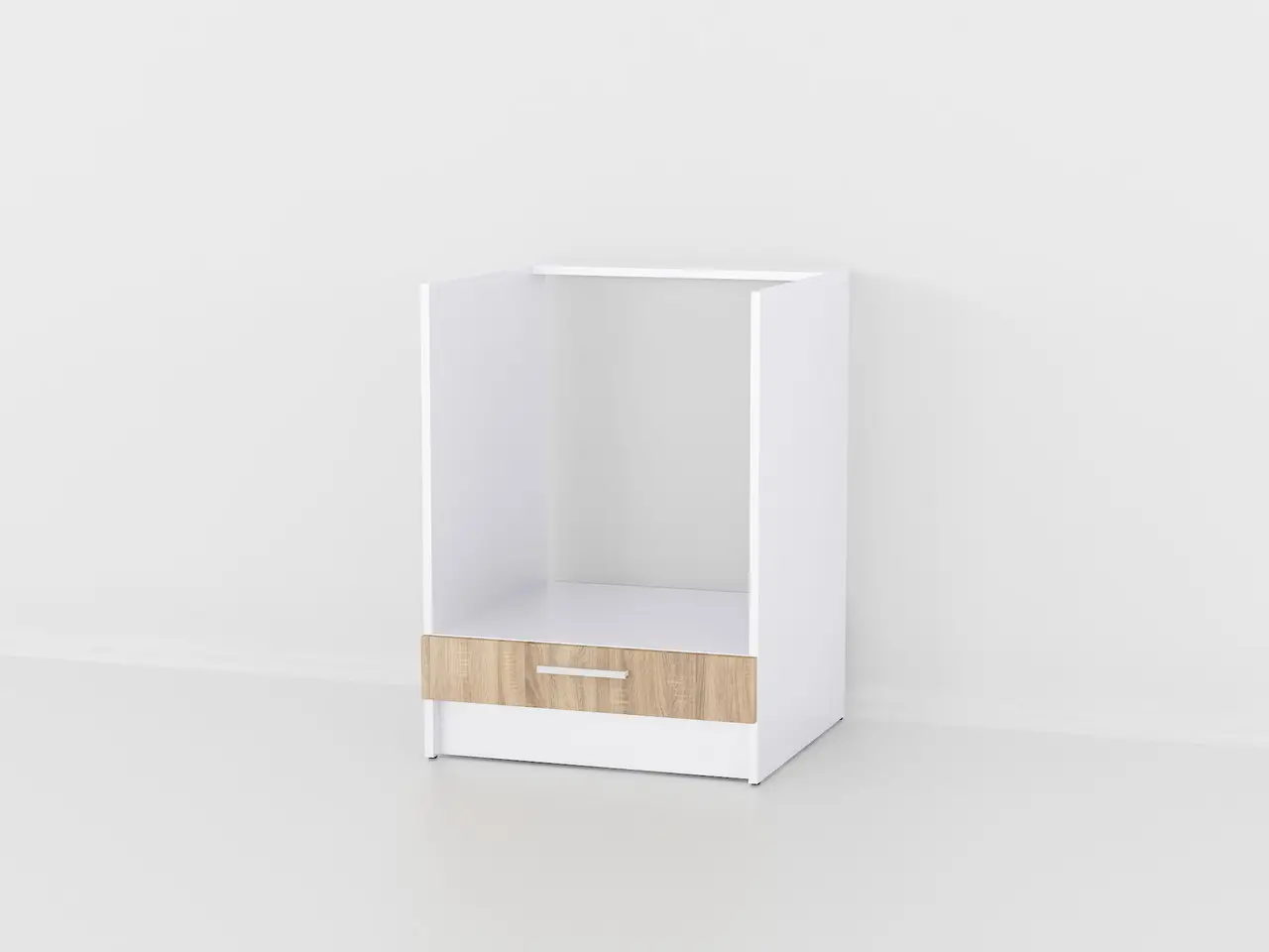 Тумба під духовку Opendoors 600 мм Дуб Сонома/Білий (М6) - фото 1 Тумба під духовку Opendoors 600 мм Дуб Сонома/Білий (М6) - фото 1