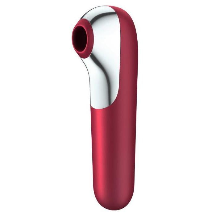 Вибратор вакуумный двойной Satisfyer Dual Love 16 см Красный (31012)