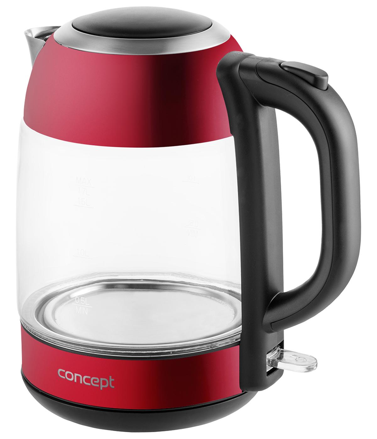 Электрочайник Concept RK4081 2200 Вт 1,7 л Красный (rk4081)