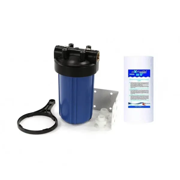 Фильтр магистральный Aquakut Big Вlue 10" 1" FCPP BB 10" 4 1/2" 10 мкм (104-475)