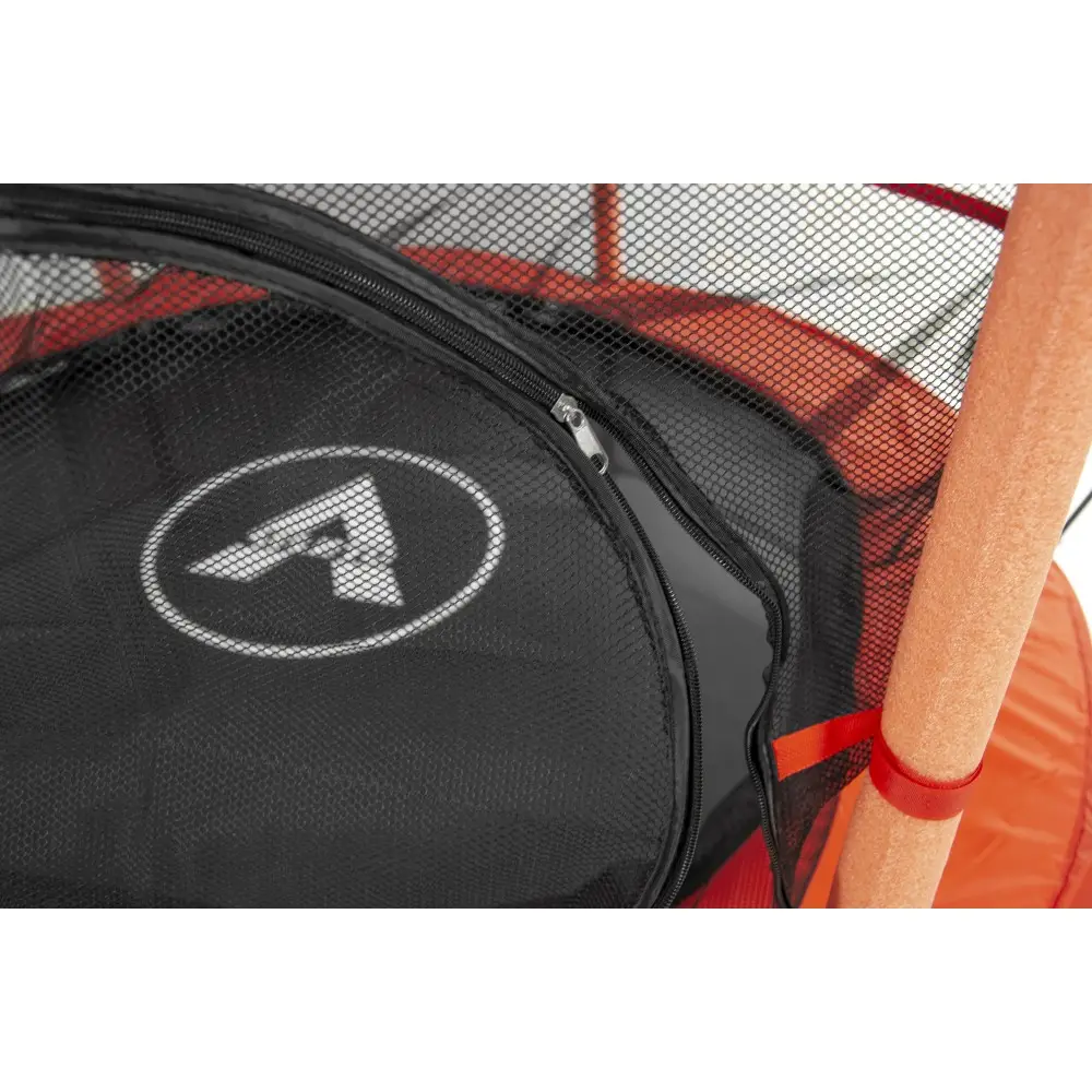 Батут дитячий Atleto з сіткою 140 см Червоний (21000401) - фото 3