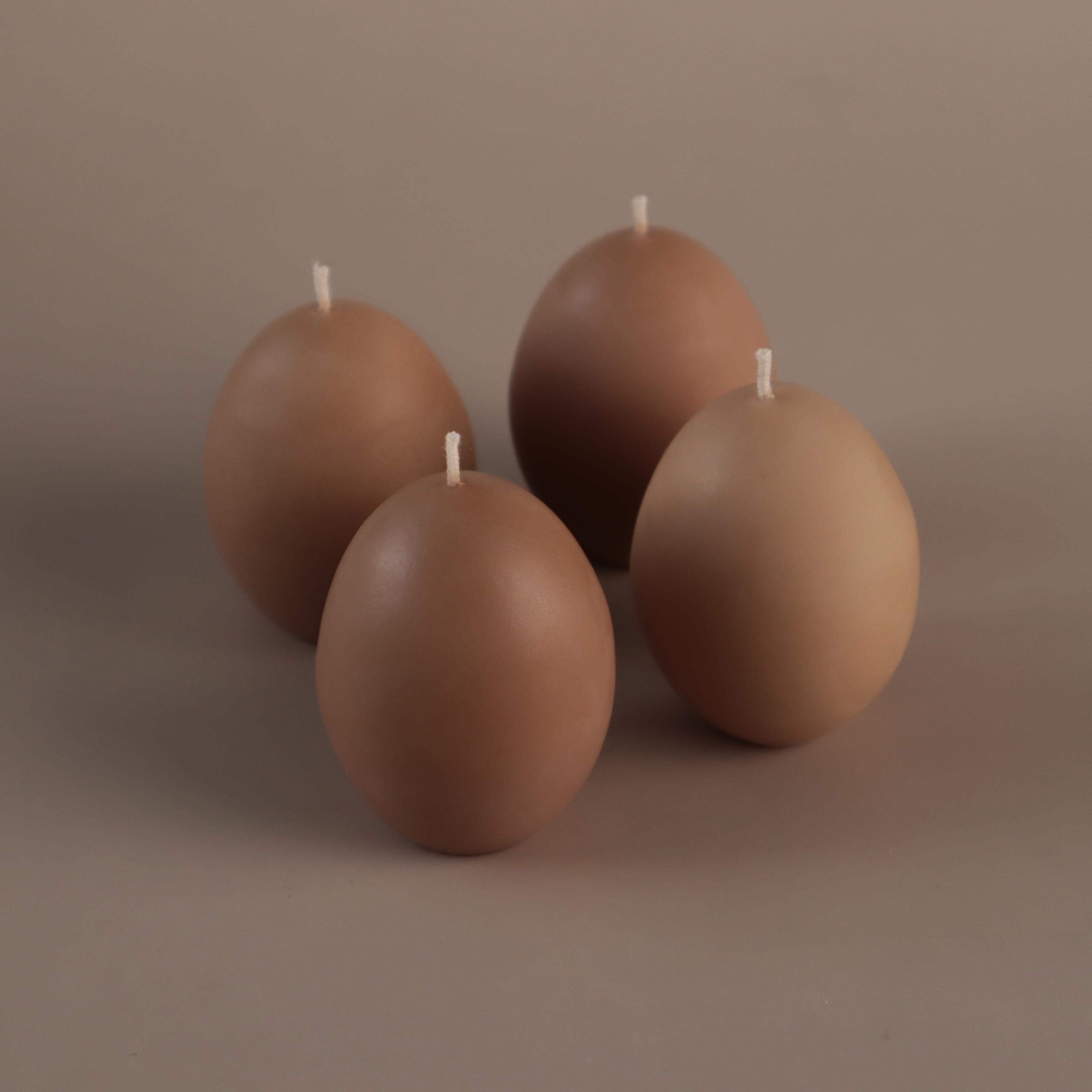 Подарунковий набір аромасвічок Wax Harmony Ваніль Яйця Класичні Коричневий (3000102)