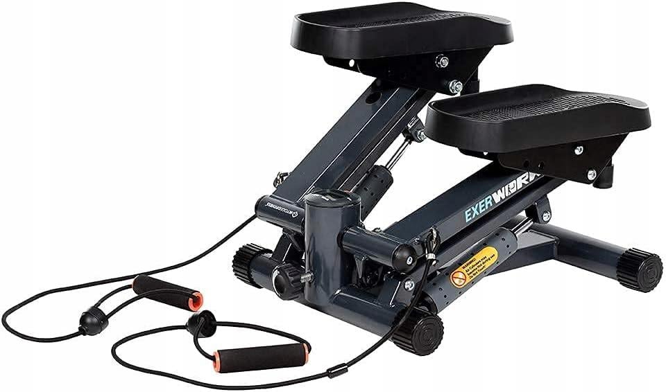 Тренажер Степпер з еспандером та LED монітором Exerpeutic Exerwork 850 Bluetooth (EXERWORK 850)