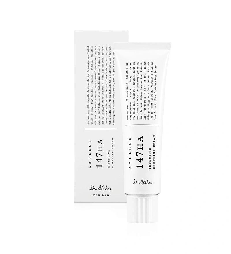 Крем для обличчя з азуленом Azulene 147 HA-Intensive Soothing Cream Dr.Althea Pro Lab 50 мл (8809447251363) - фото 2