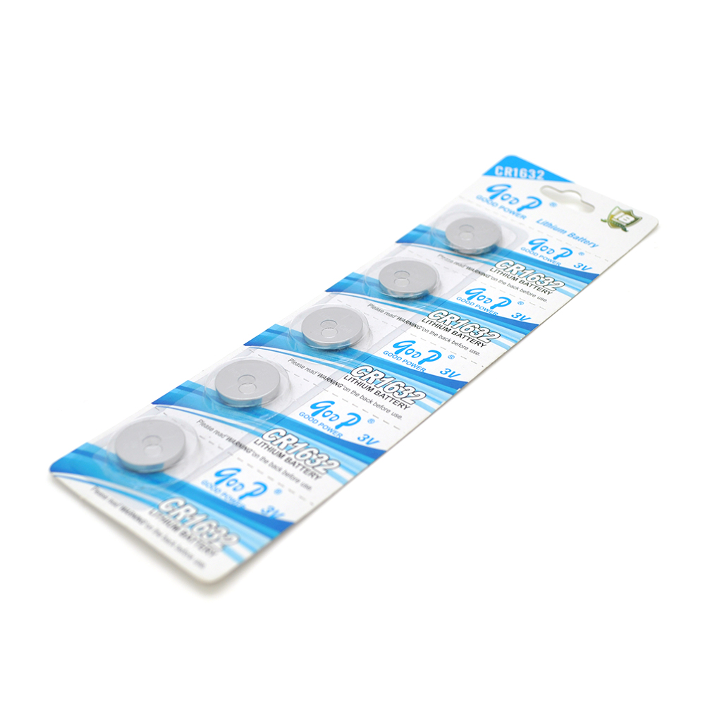 Набор батареек литиевых GODP CR1632 5 шт. (26025848)