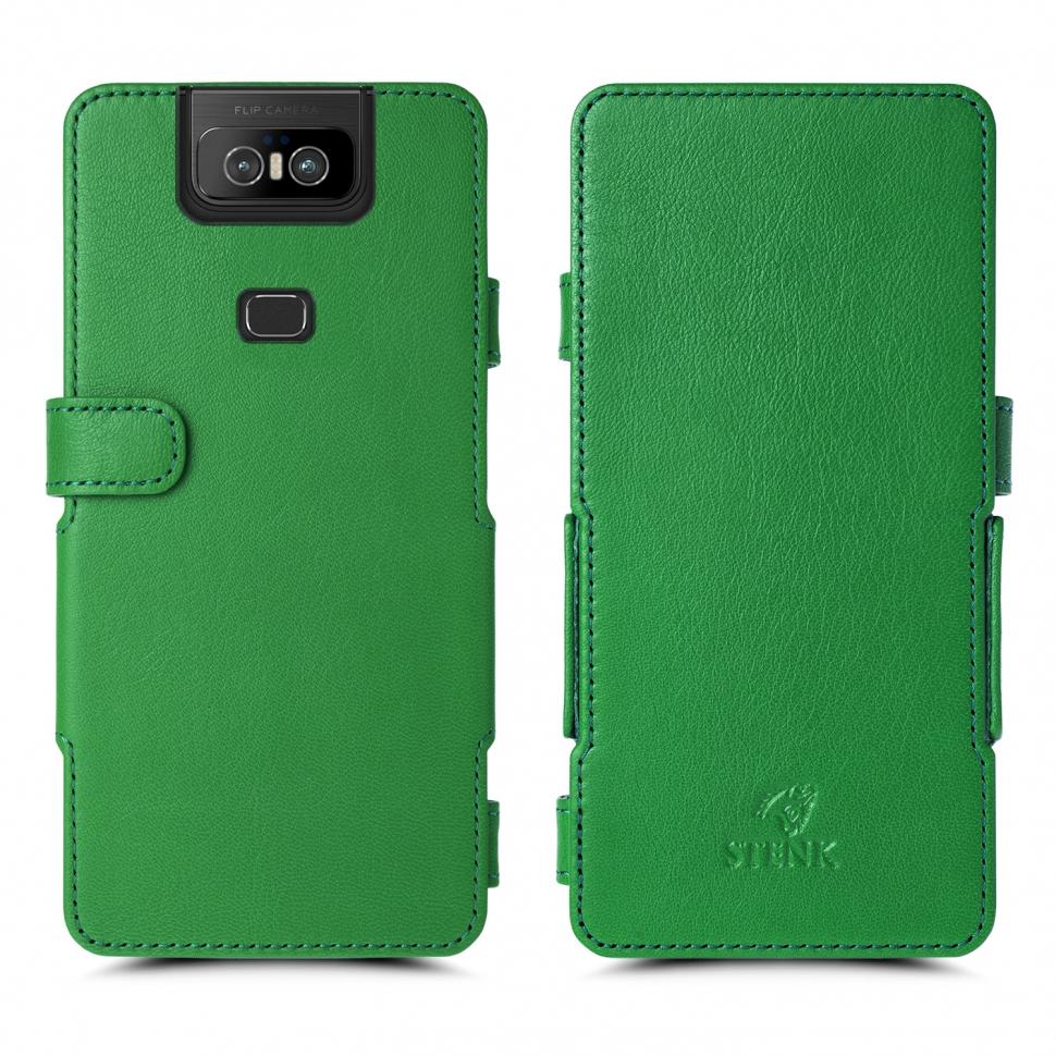Чехол книжка Stenk Prime для ASUS ZenFone 6 (ZS630KL) Зеленый (66695) Чехол книжка Stenk Prime для ASUS ZenFone 6 (ZS630KL) Зеленый (66695)