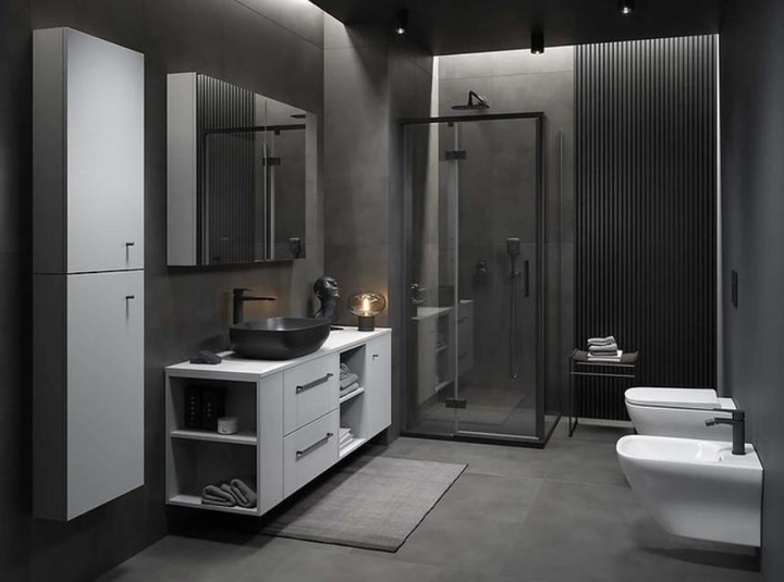 Умивальник на стільницю накладний прямокутний LARGA 50x38 см Антрацит (K677-013) - фото 4 Умивальник на стільницю накладний прямокутний LARGA 50x38 см Антрацит (K677-013) - фото 4