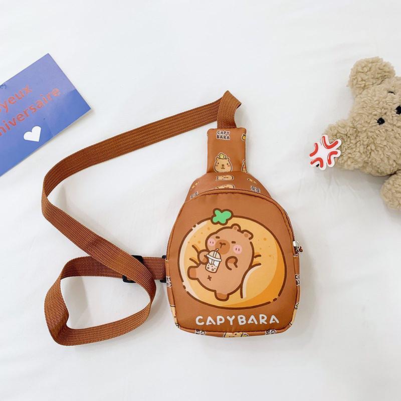 Сумка-кроссбоди Детская с капибарой Коричневый (2965976029)
